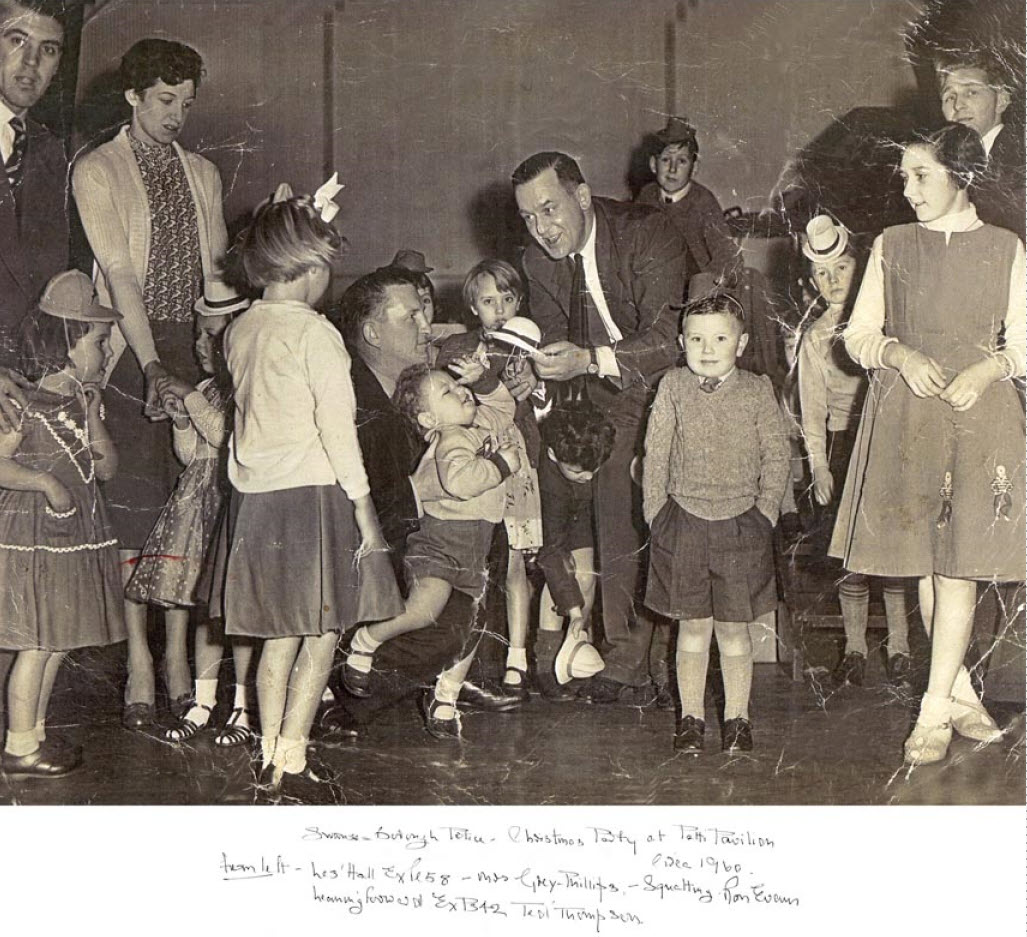 Christmas party Patti Pavillion 1960